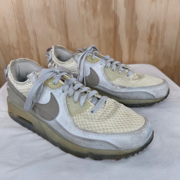 Nike Air Max 90 Terrascape Photon Dust Crater Foam Men’s Sz 10.5 Beige Grunge - Picture 1 of 8